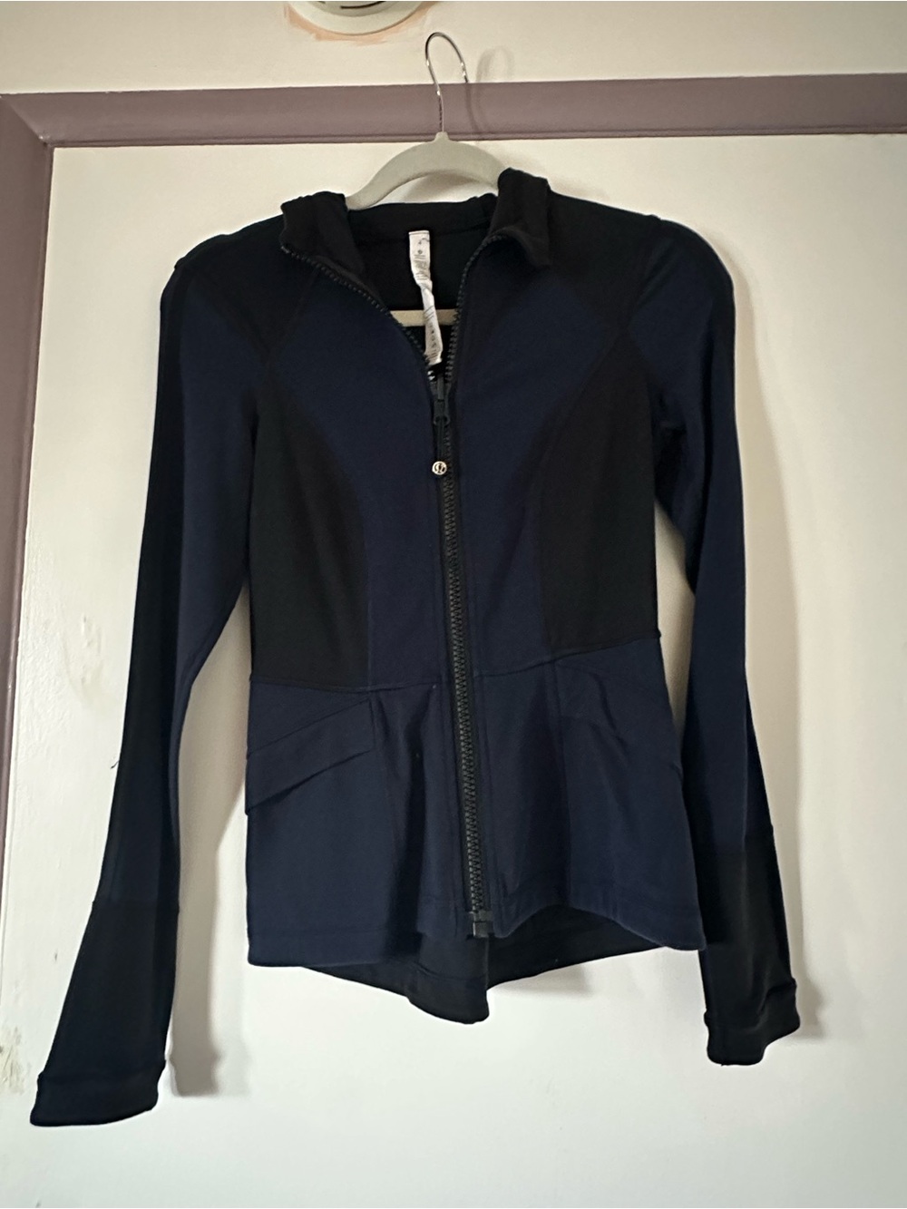 lululemon athletica Navy and Black Full-Zip Hoodie